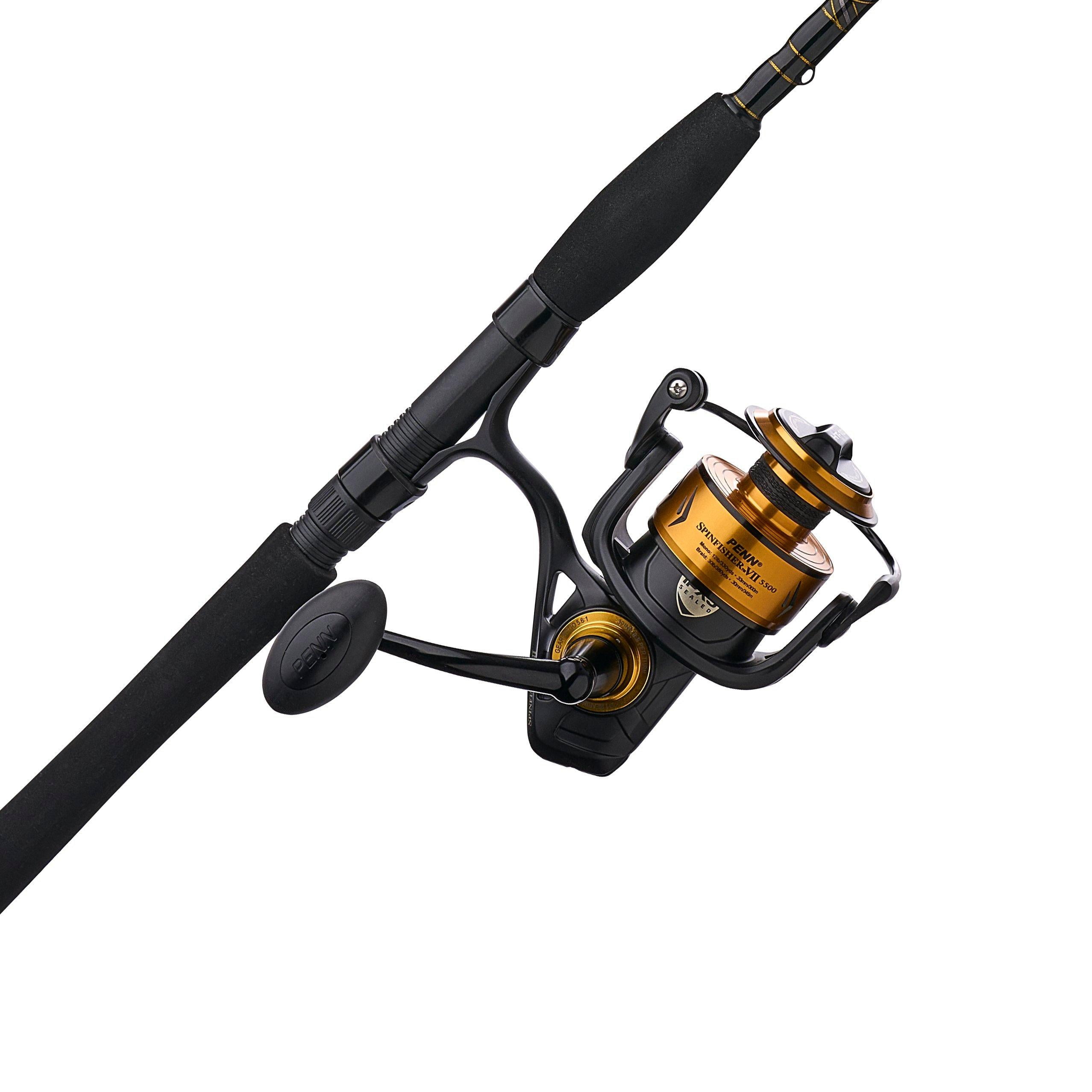 PENN Spinfisher VII Spinning Fishing Combo, 7' Medium Heavy Rod, 5500 Size Reel