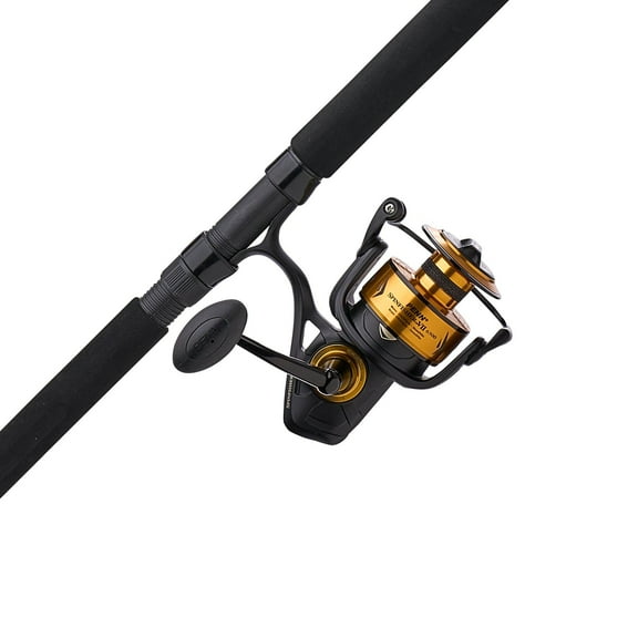 PENN Spinfisher VII Spinning Fishing Combo, 6'6" Medium Rod, 6500 Size Reel