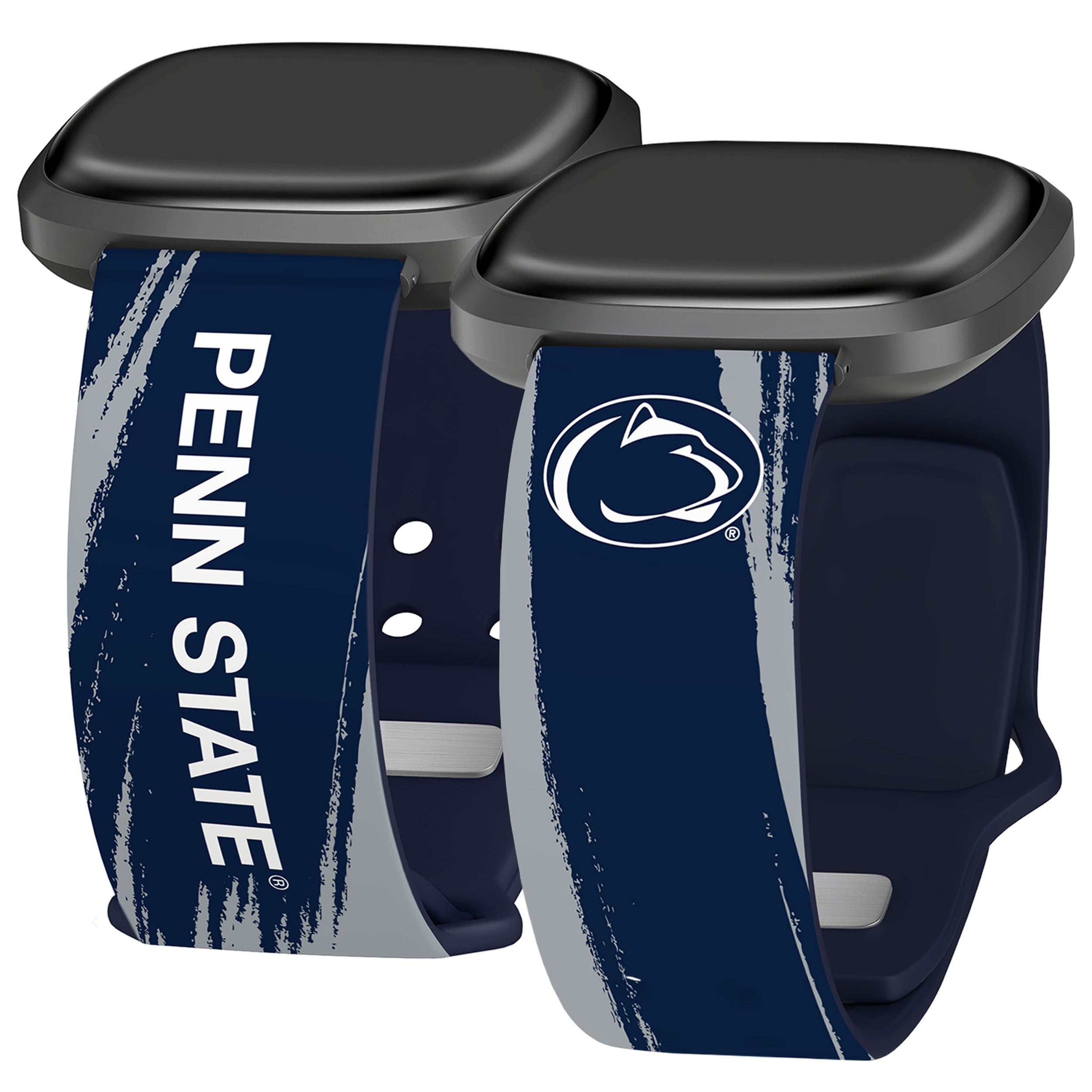 Penn St HD Paint Stripe Unisex Watch Band for FitBit Versa 3 & Sense (Long)