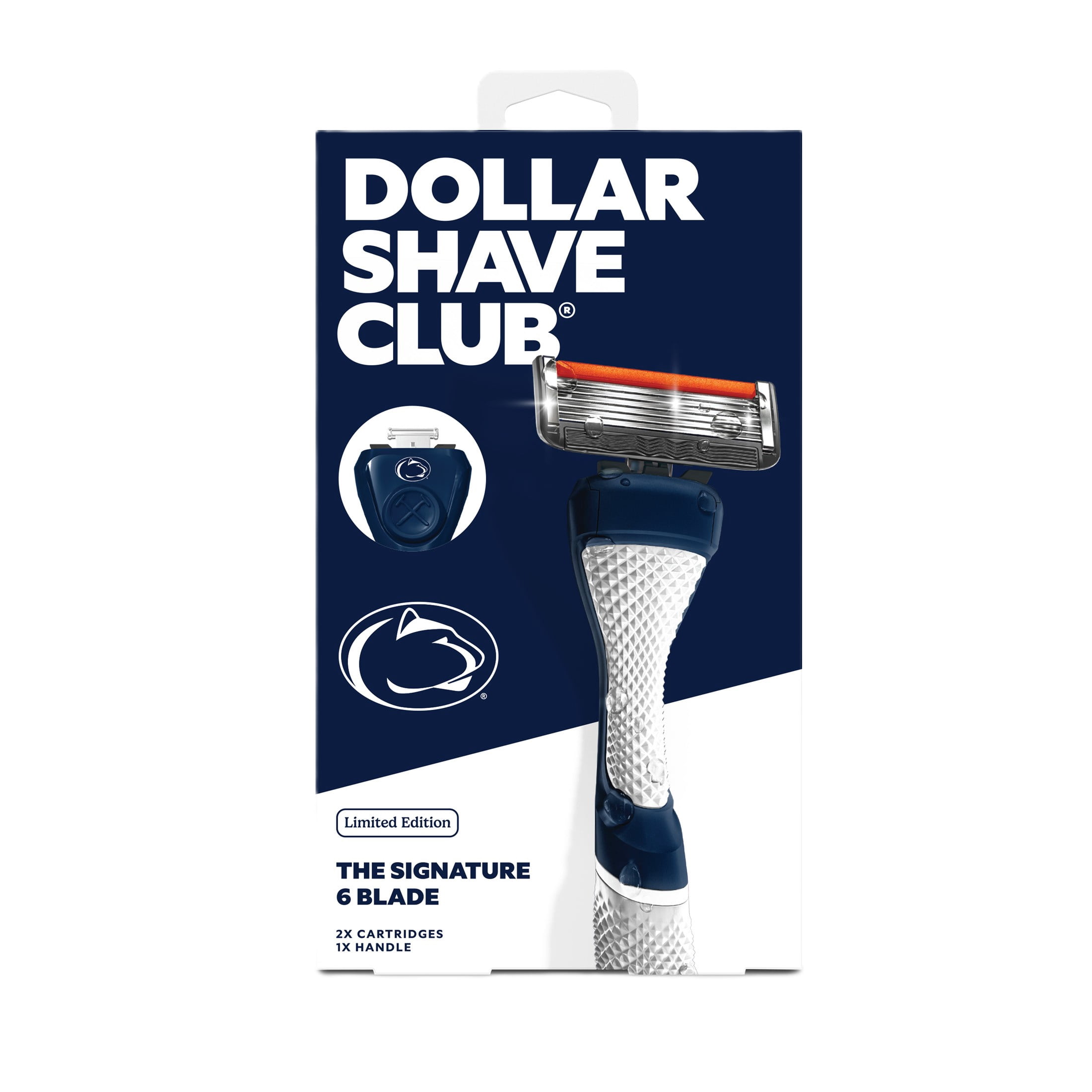 Dollar Shave Club Penn State 6-Blade Razor Starter Set