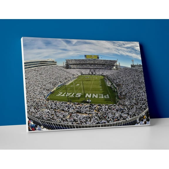 Penn State Football Stadium Poster or Canvas Wall Art