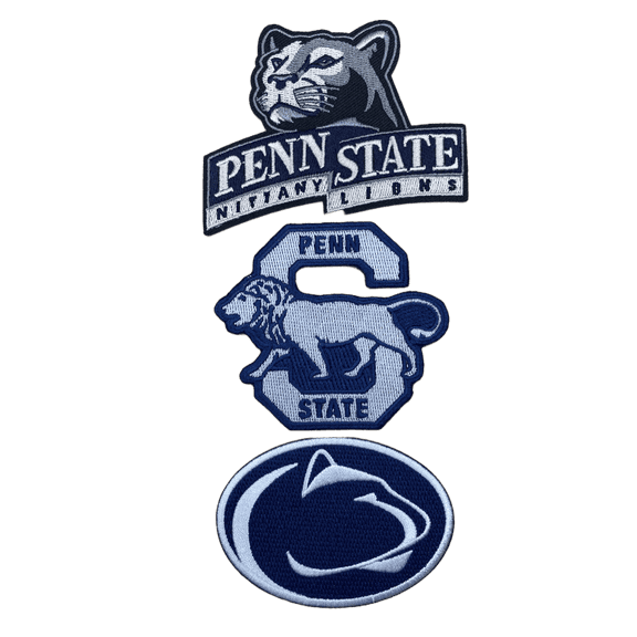 Penn State Nitany Lions Set of 3 Patches