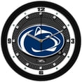 thumbnail image 1 of Penn State Nittany Lions 11.5'' Suntime Premium Glass Face Carbon Fiber Wall Clock, 1 of 1