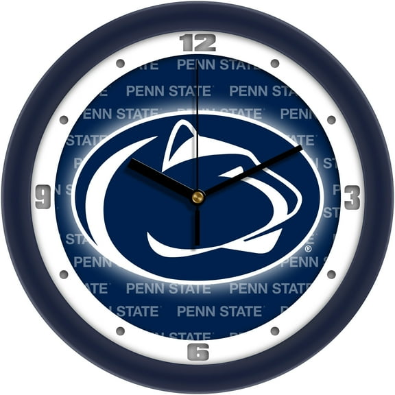 Penn State Nittany Lions 11.5'' Suntime Premium Glass Face Dimension Wall Clock