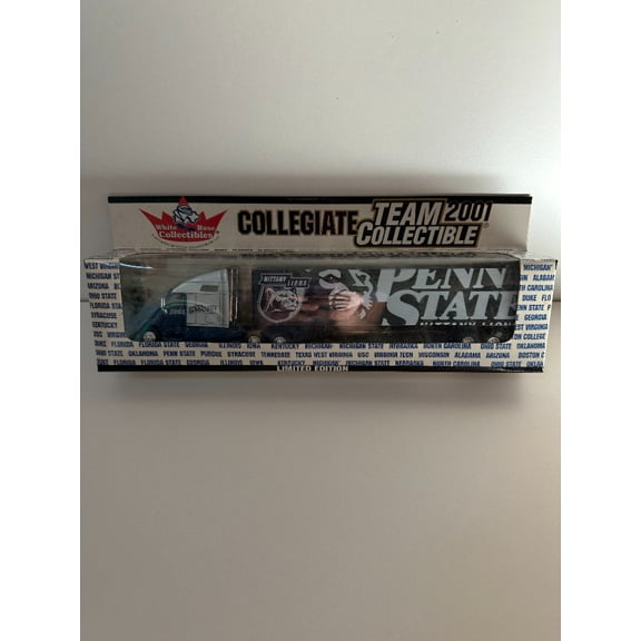Penn State Nittany Lions Fleer Collegiate Team Collectible 2001 Tractor Trailer 1:80 Scale