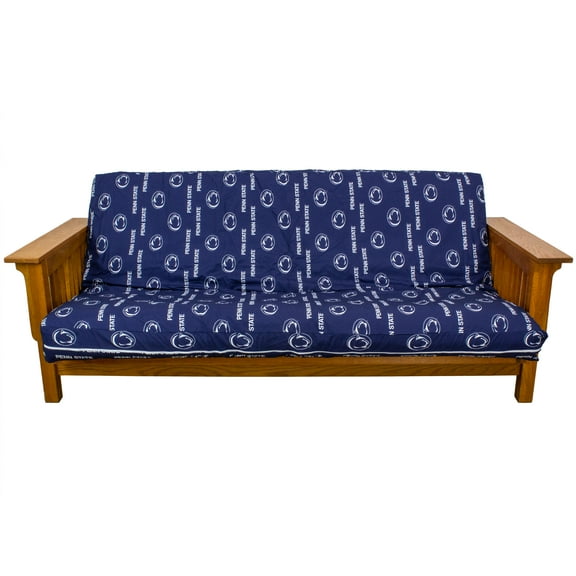 Penn State Nittany Lions Futon Cover - Full size fits 6 and 8 inch mats