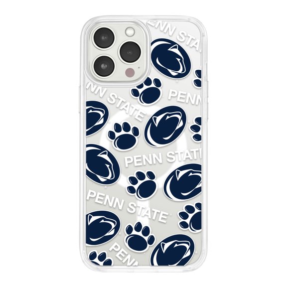 Penn State Nittany Lions HD Phone Case Compatible with MagSafe Apple iPhone 16 Pro Max (Scattered) by Affinity Bands