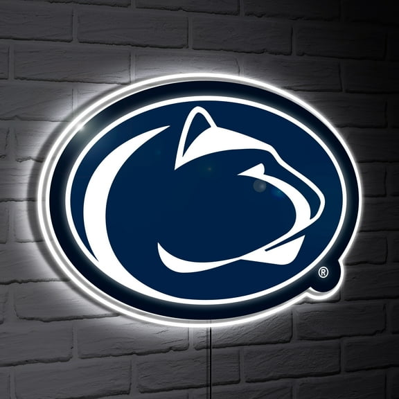 Penn State Nittany Lions LED Team Logo Shaped Lighted Wall Sign
