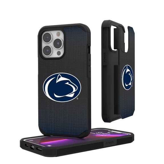 Penn State Nittany Lions Linen Logo iPhone Rugged Case