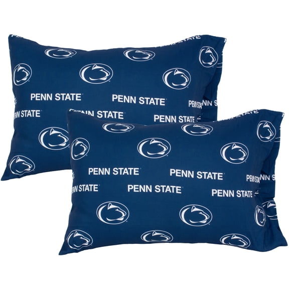 Penn State Nittany Lions Pillowcase Pair, Standard, 20" x 30" (2 Standard Pillowcases)