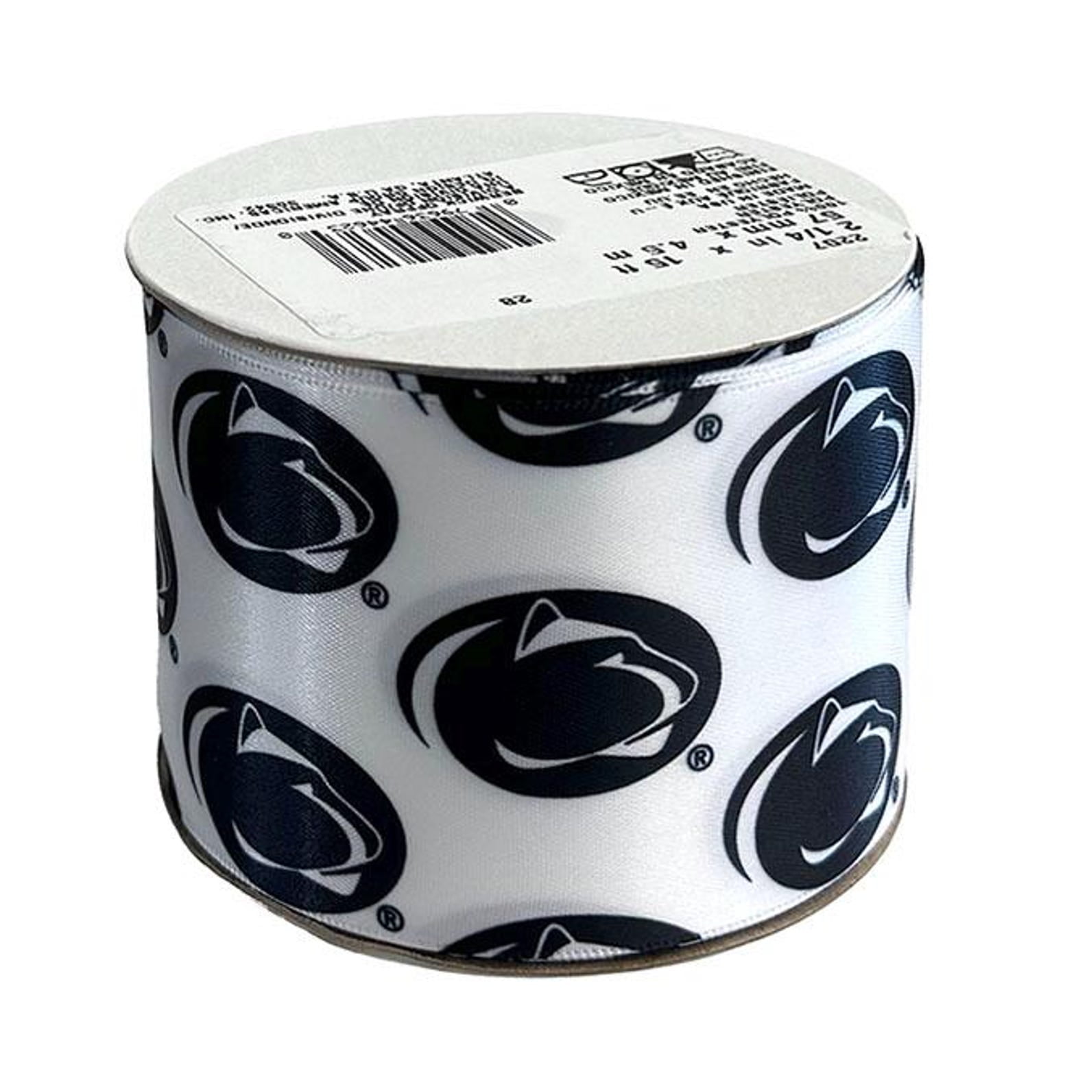 Penn State Printed Ribbon 2.5"-Inch Width, 15 Foot Spool