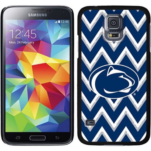Penn State Sketchy Chevron Design on Samsung Galaxy S5 Thinshield Case by Coveroo