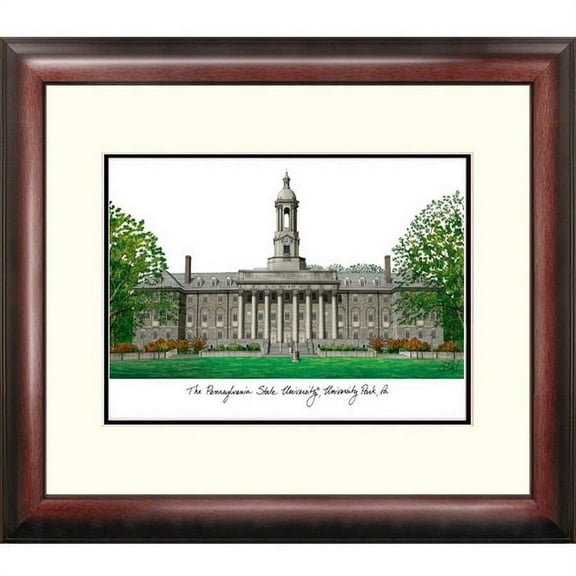 Penn State University Alumnus Framed Lithograph