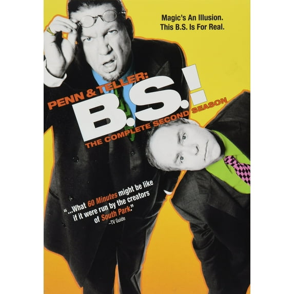 Penn & Teller: B.S.! - The Complete 2nd Season (DVD, 2004) NEW