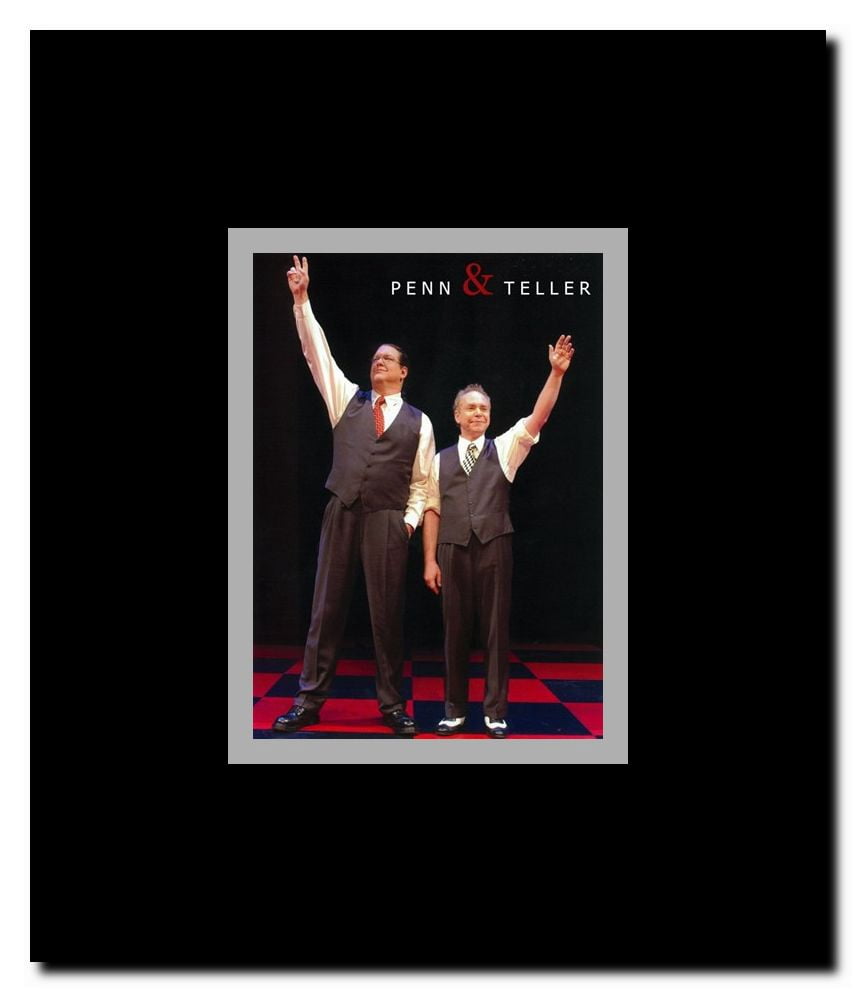 Penn and Teller Framed Movie Poster