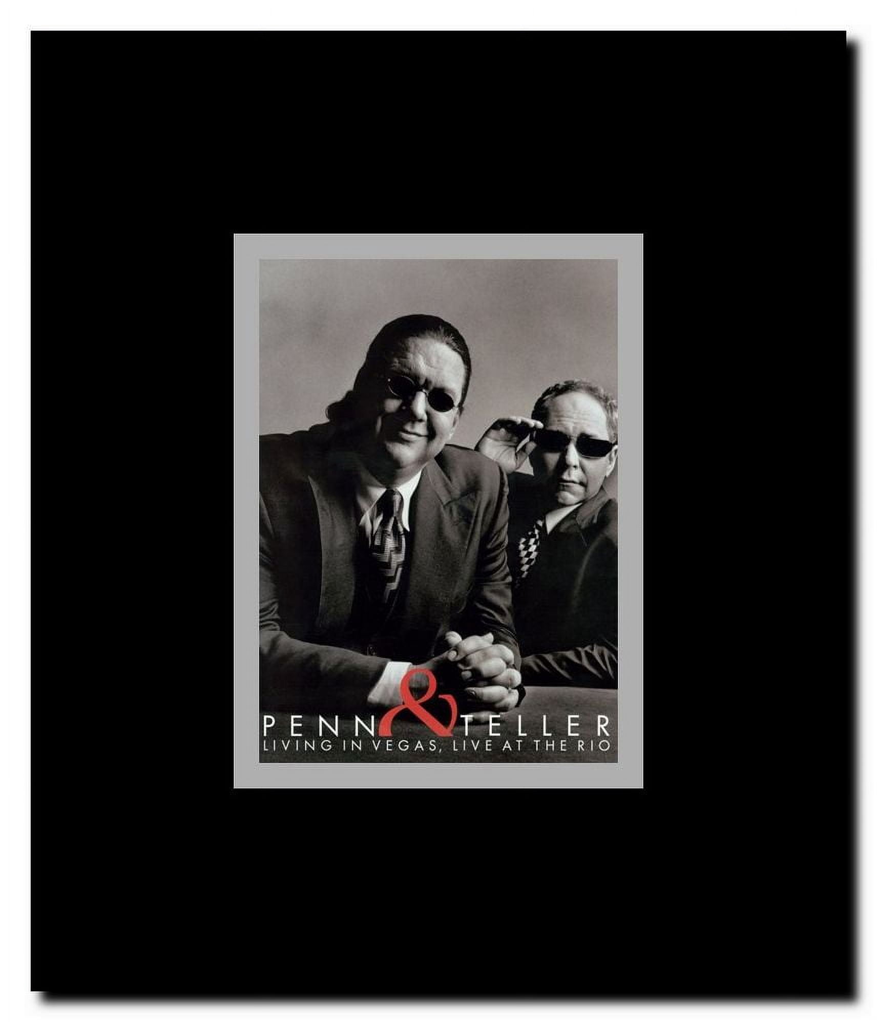 Penn and Teller Framed Movie Poster