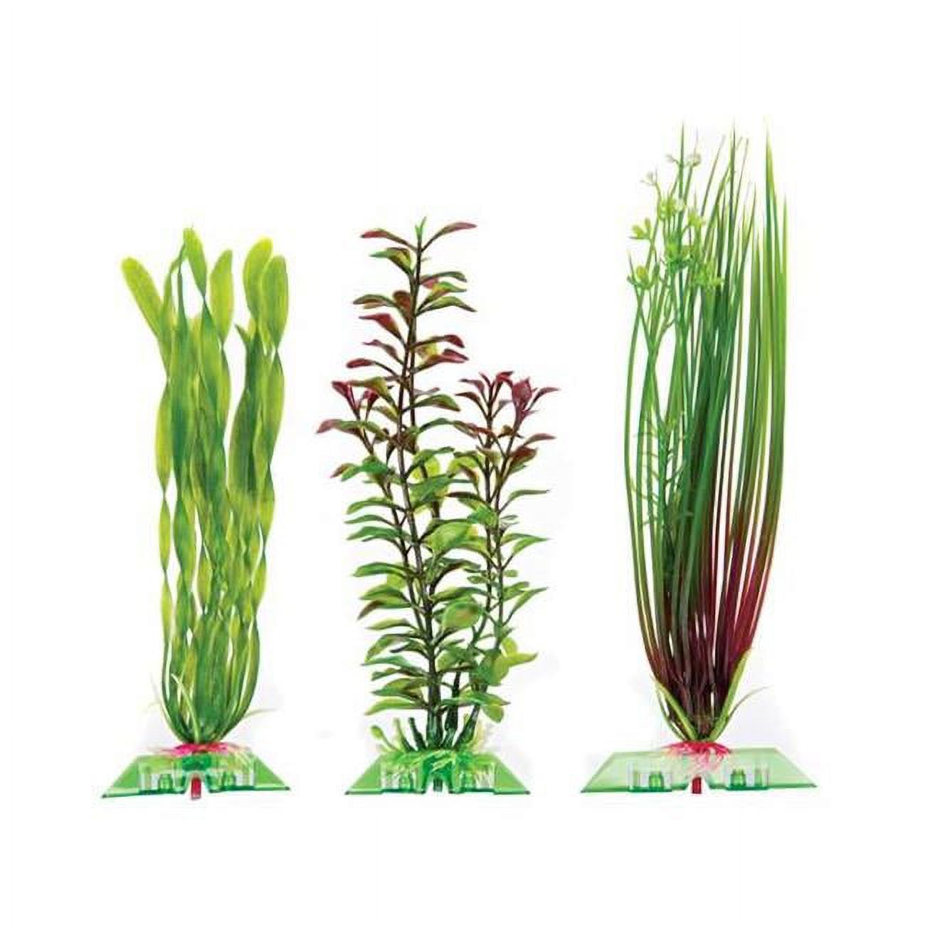 Pennplax Inc PLP7A 3 Count Assorted Aquarium Plants
