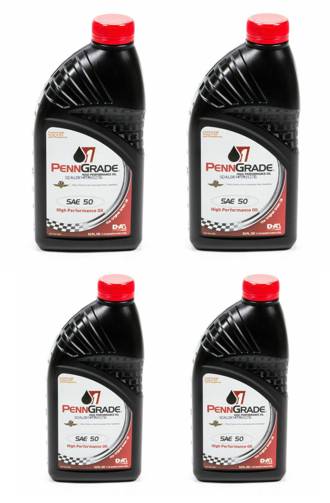 PennGrade 71156 Brad Penn SAE 50 Weight HighZinc Performance Motor Oil