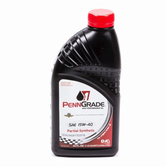 PennGrade 71586 15W40 Racing Oil P/Syn 1 Quart
