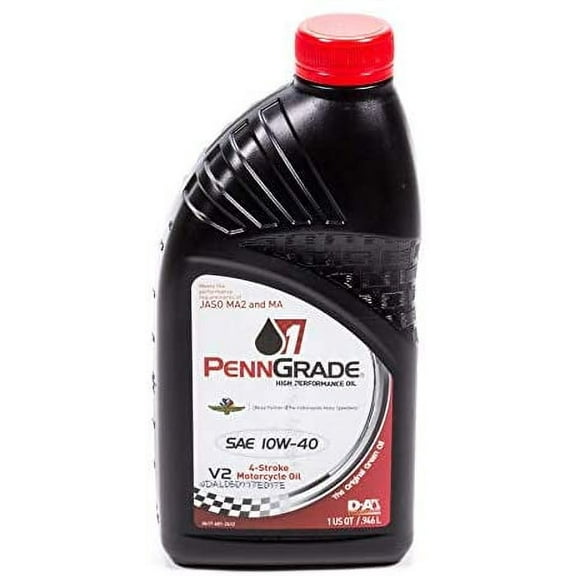 PennGrade Motor Oil 71565 Motorcycle Oil, 1 Quart