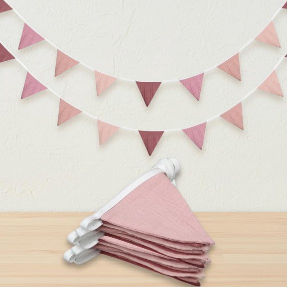 Pennant Banner Flags Garland Triangle Bunting Wall Decor for Party Event