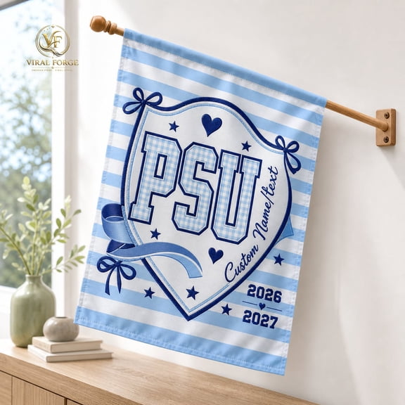 Pennant Flag Custom School Name Polyester Yard Decor Teacher Classroom