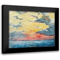 thumbnail image 1 of Pennell, Joseph 14x12 Black Modern Framed Museum Art Print Titled - Sunset, Acapulco, 1 of 5