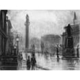 thumbnail image 1 of Pennell London C1905. Na Street Scene In London England. Chalk Drawing By Joseph Pennell C1905. Print by, 1 of 3
