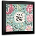 thumbnail image 1 of Penner, Janelle 12x12 Black Modern Framed Museum Art Print Titled - Live in Bloom V, 1 of 5