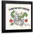 thumbnail image 1 of Penner, Janelle 12x12 Black Modern Framed Museum Art Print Titled - Santa Paws II, 1 of 5