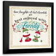 thumbnail image 1 of Penner, Janelle 12x12 Black Modern Framed Museum Art Print Titled - Winter Wonderland II on White, 1 of 5