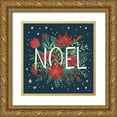 thumbnail image 1 of Penner, Janelle 12x12 Gold Ornate Wood Framed with Double Matting Museum Art Print Titled - Christmas Bloom VII, 1 of 4