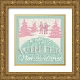 thumbnail image 1 of Penner, Janelle 12x12 Gold Ornate Wood Framed with Double Matting Museum Art Print Titled - Merry Little Christmas III Vintage, 1 of 4