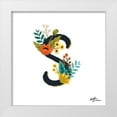 thumbnail image 1 of Penner, Janelle 12x12 White Modern Wood Framed Museum Art Print Titled - Romantic Luxe Monogram S Black, 1 of 4