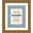 thumbnail image 1 of Penner, Janelle 12x14 Gold Ornate Wood Framed with Double Matting Museum Art Print Titled - Blooming Season V, 1 of 4