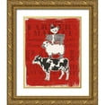 thumbnail image 1 of Penner, Janelle 12x14 Gold Ornate Wood Framed with Double Matting Museum Art Print Titled - Farmers Market VI, 1 of 4