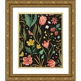 thumbnail image 1 of Penner, Janelle 12x14 Gold Ornate Wood Framed with Double Matting Museum Art Print Titled - Spring Botanical Pattern IA, 1 of 4