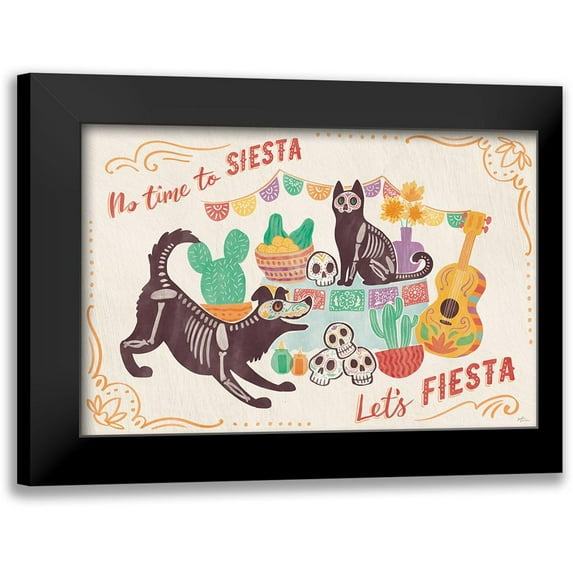 Penner, Janelle 14x11 Black Modern Framed Museum Art Print Titled - La Calaca I