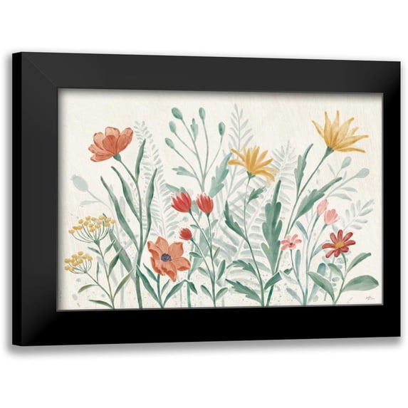 Penner, Janelle 14x11 Black Modern Framed Museum Art Print Titled - Wildflower Vibes I
