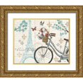 thumbnail image 1 of Penner, Janelle 14x12 Gold Ornate Wood Framed with Double Matting Museum Art Print Titled - Paris Tour II, 1 of 4