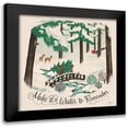 thumbnail image 1 of Penner, Janelle 15x15 Black Modern Framed Museum Art Print Titled - Winter Bliss II, 1 of 5