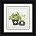 thumbnail image 1 of Penner, Janelle 15x15 Black Ornate Wood Framed with Double Matting Museum Art Print Titled - Fine Herbs V Smiles, 1 of 4