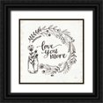 thumbnail image 1 of Penner, Janelle 15x15 Black Ornate Wood Framed with Double Matting Museum Art Print Titled - Our Nest V, 1 of 4
