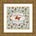 thumbnail image 1 of Penner, Janelle 15x15 Gold Ornate Wood Framed with Double Matting Museum Art Print Titled - Sweet Life IX, 1 of 4