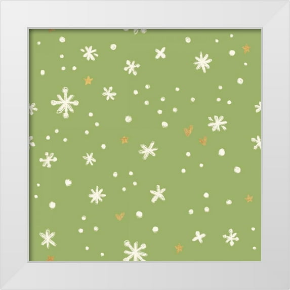 Penner, Janelle 15x15 White Modern Wood Framed Museum Art Print Titled - Christmas Bloom Step 05A