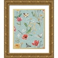 thumbnail image 1 of Penner, Janelle 15x18 Gold Ornate Wood Framed with Double Matting Museum Art Print Titled - Boho Field Pattern VE, 1 of 4