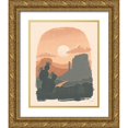 thumbnail image 1 of Penner, Janelle 15x18 Gold Ornate Wood Framed with Double Matting Museum Art Print Titled - Desert I, 1 of 4