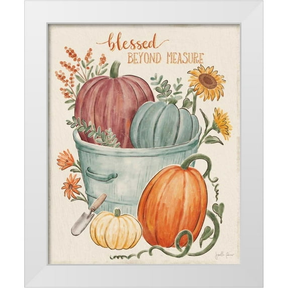 Penner, Janelle 15x18 White Modern Wood Framed Museum Art Print Titled - Harvest Jewels V