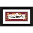 thumbnail image 1 of Penner, Janelle 18x10 Black Ornate Wood Framed with Double Matting Museum Art Print Titled - Thankful V Red, 1 of 4
