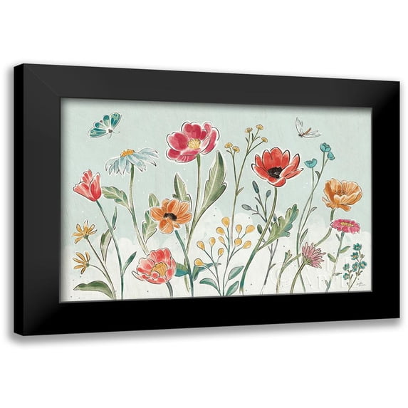 Penner, Janelle 18x13 Black Modern Framed Museum Art Print Titled - Boho Field X
